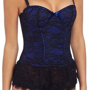 Seven Til Midnight Women's Victorian Lace Bustier NWT